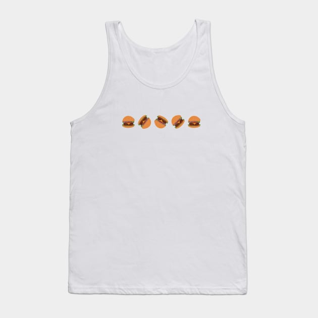 Spinning Burgers Tank Top by TeeFusion-Hub